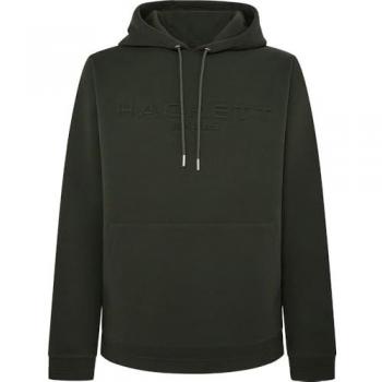 Sudadera de hombre Hackett Sport con capucha ajustable, color verde caqui, talla M