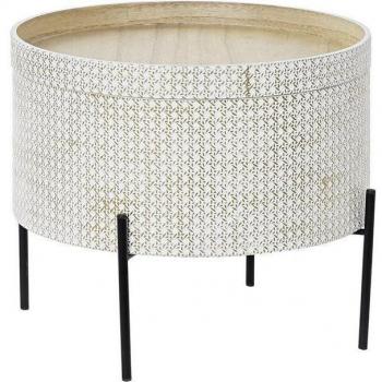 Mesita auxiliar Fíjalo MDF y metal plegable