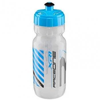 Raceone - Cantimplora unisex para adulto, negro/azul, única