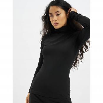Urban Classics Women's Basic Longsleeve Turtleneck Sweatshirt - Black - XS to XL