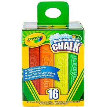 Crayola 16ct Sidewalk Chalk - Tizas