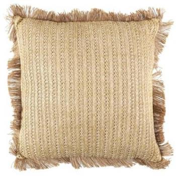 Cojín RAPHIA Beige 40x40 cm - Diseño Natural en Jute