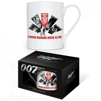 Taza de Porcelana James Bond 007 Desde Rusia con Amor Multicolor 12.5x8.5x9 cm