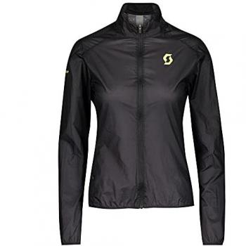 Chaqueta RC Run WB Negra para Mujer - Scott, características: ligera, impermeable, transpirable, diseño ajustado, ideal para running y actividades al aire libre