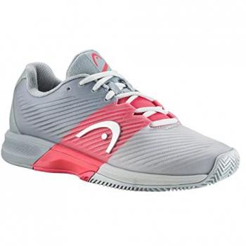 Zapatillas Head Revolt Pro 4 Clay Gris Mujer GRCO