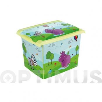 Caja Fashion Box Hippo 20.5L - 2813.78E, capacidad de 20.5 litros, diseño moderno y atractivo, ideal para almacenamiento en el hogar o la oficina, fabricada en material resistente y duradero