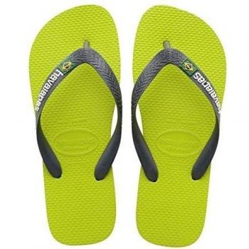 Havaianas Brasil Logo - Chanclas Unisex, color Verde