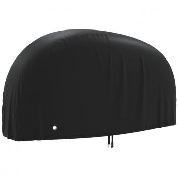 Cubierta para bicicleta Oxford 190T negra 200x85x110 cm