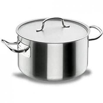 Lacor Cacerola, Acero Inoxidable 18/10, Plata, 45 cm