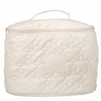 Tuc Tuc Coulant - Neceser redondo de polipiel, color blanco