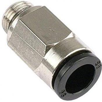 10mm G1/4 Steckanschluss - vernickelt / schwarz
