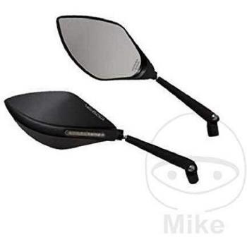 Espejo de carenado moto HIGHSIDER TOREZZO con indicadores LED - Negro