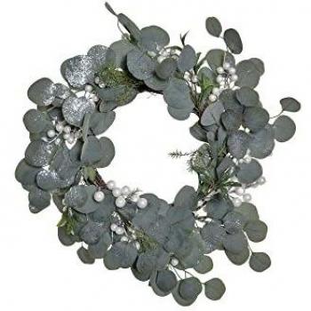 Corona de Navidad DKD Home Decor PVC (45 x 10 x 45 cm