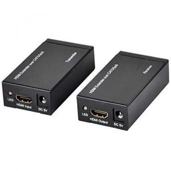 EWENT KIT EXTENSOR HDMI POR CABLE UTP HASTA 60 METROS