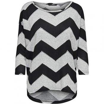 ONLY Printed 3/4 Sleeved Top Suéter, Multicolore