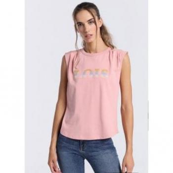 LOIS JEANS - Camiseta Sin Mangas 133068 Rosa