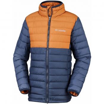 Columbia Powder Lite Boys Jacke Chaqueta, Niños, Azul Marino, Large