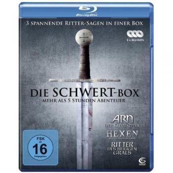 Die Schwert-Box - 3 spannende Ritter-Sagen in einer Box: ARN - Der Kreuzritter, Hexen - Die letzte Schlacht der Templer, Ritter des heiligen Grals [Alemania] [Blu-ray]