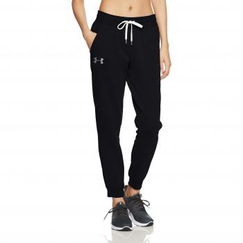 Under Armour Favorite Fleece Pantalón, Mujer, Negro, L