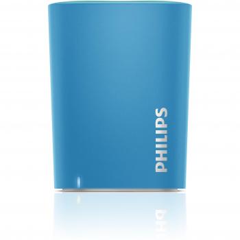 Philips BT100 - Altavoz portátil Bluetooth, azul
