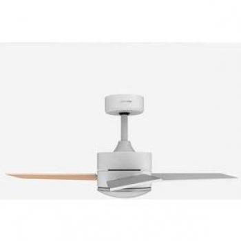Universal Blue Bora 4048WDC Ventilador de Techo con Luz LED 70W Motor DC Blanco/Madera 118 cm 3 Aspas