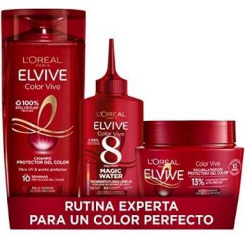 L'Oréal Paris Cofre Champú para Pelo Teñido + Tratamiento Magic Water + Mascarilla Protector del Color.