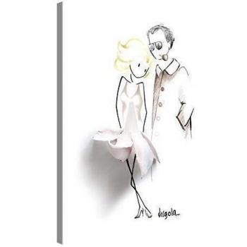 PICANOVA – Marilyn 80x60cm – Impresión En Lienzo Montado sobre Marco De Madera