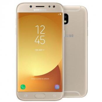 Samsung Galaxy J5 (2017) Oro, 16GB, 2GB RAM, Dual SIM, 4G, Octa Core 1.6GHz, Pantalla 5.2, Cámara Dual 13MP/13MP, Android - SM-J530F