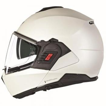 Casco Modular Nolan N120-1 Classico Nobile Perlado Mate Blanco Talla S