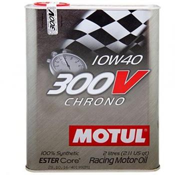 MOTUL 104243 300V Chrono IOW40 - Aceite de motor 100% sintético Ester Core, 2L