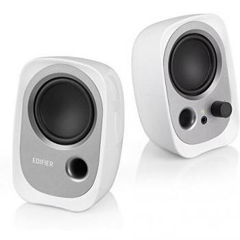 EDIFIER R12U – Set de altavoces con conexión de auriculares y control de volumen integrado. Color blanco.