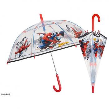 Perletti Paraguas Infantil 45/8 Manual Cúpula Spiderman