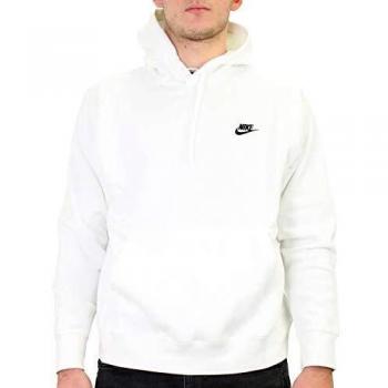 Nike Sportswear Club Fleece Pullover Hoodie for Men - White