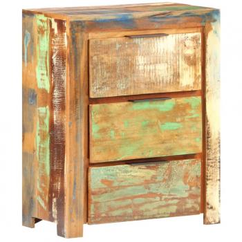 Aparador de madera maciza reciclada 59x33x75 cm