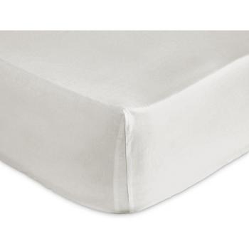 Sábana bajera ajustable Naf Naf de algodón 144 hilos en color blanco - Tamaño 100x200+28 cm