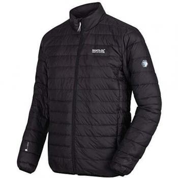 Regatta Whitehill Chaqueta Ligera, Impermeable y Autoempaquetable en su propia bolsa Baffled/Quilted Jackets, Hombre, Black, M