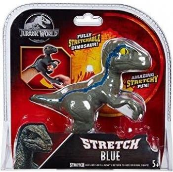 Stretch - Stretch Line, Jurassic World Raptor, muñeco de Dinosaurio Velociraptor elástico Que se estira, Figura de Juguete para niños y Fans de la película Parque Jurásico, antiestrés,