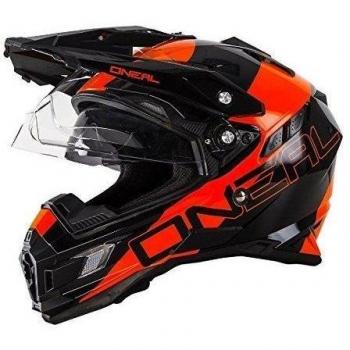 0815-202 - Oneal Sierra Adventure Edge Dual Sport Helmet S Black Orange