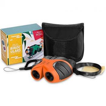 El Mejor Juguete para Niños De 4-9 Años, Juguetes para Niños De 4-8 Años JRD&BS WINL 8x21 Binoculares Compactos Y Resistentes para Viajar