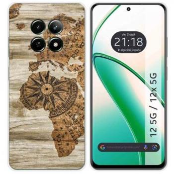 Funda Silicona Diseño Madera para Realme 12 5G / 12x 5G - Modelo 07