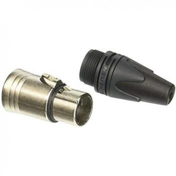 Neutrik NC4FXX 4-Pin Female XLR Connector, Nickel-Plated