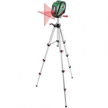 Bosch UniversalLevel 2 Set de nivel láser autonivelante con 3 baterías AA, en estuche blando