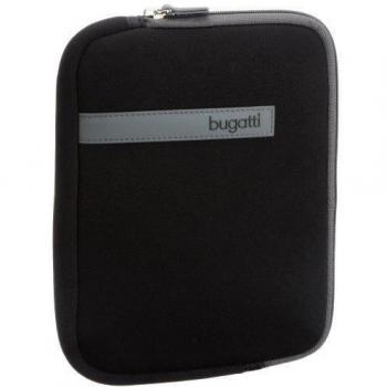 Bugatti Bags Laptop-Hülle, 23 x 17 x 3,38 cm 49566101 - Bolsa para portátil unisex, color negro, talla 23x17x4 cm