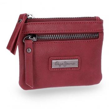 Pepe Jeans Croc Monedero, 12 cm, 0.16 Litros, Rojo
