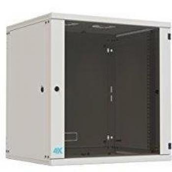 4xRack - 19 Armario Rack Mural 4X COMFORT, 9U, Ancho 600mm, Profundidad 500mm, Carga 40kg, Color RAL7035