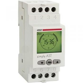 Interrutor Crepuscular Astronómico Vemer Simply Ast VE707600 con Programación Digital y LCD