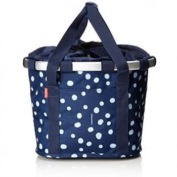 KlickFix Bikebasket Bolsa para Equipaje, Unisex Adulto, Color Azul Marino, 35 x 28 x 26 cm