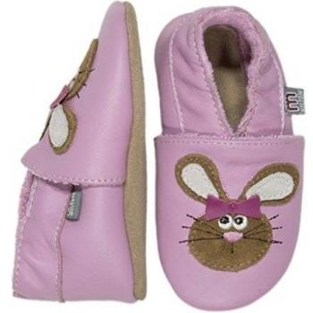MeltonLederhausschuh Little Rabbit - pantuflas Bebé-Niños
, color Rosa, talla 18/19