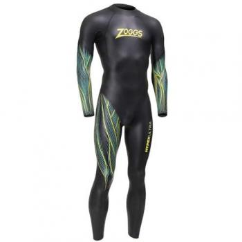 Traje de neopreno Zoggs Hypex Ultra FS negro azul amarillo - XS, traje de neopreno de manga larga para hombres