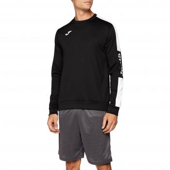 Joma 100801.102 Sudadera, Hombre, Negro/Blanco, 2XL